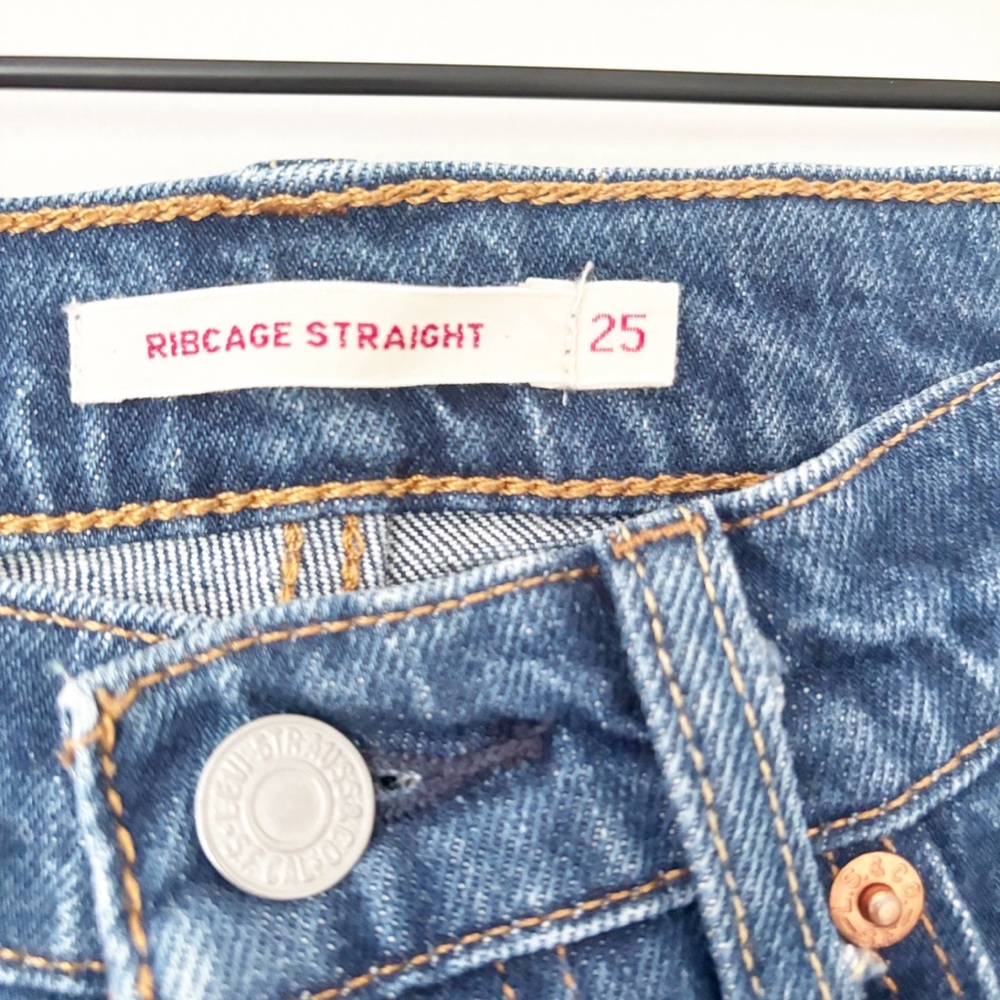 Levi’s Ribcage straight jeans sz. 25 - Picture 4 of 5